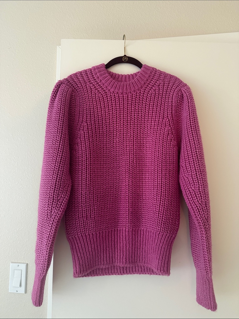 Isabelle Marant Etoile Women's Crewneck Sweater in Vibrant Pink